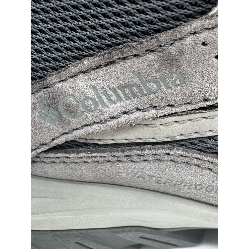 Columbia Boots Womens 8.5 Crestwood Hiking Gray Leather Fabric BL5371-053 Casual - Picture 7 of 12